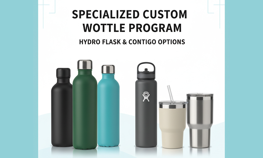 Programa Hydro Flask y Contigo de botellas personalizadas